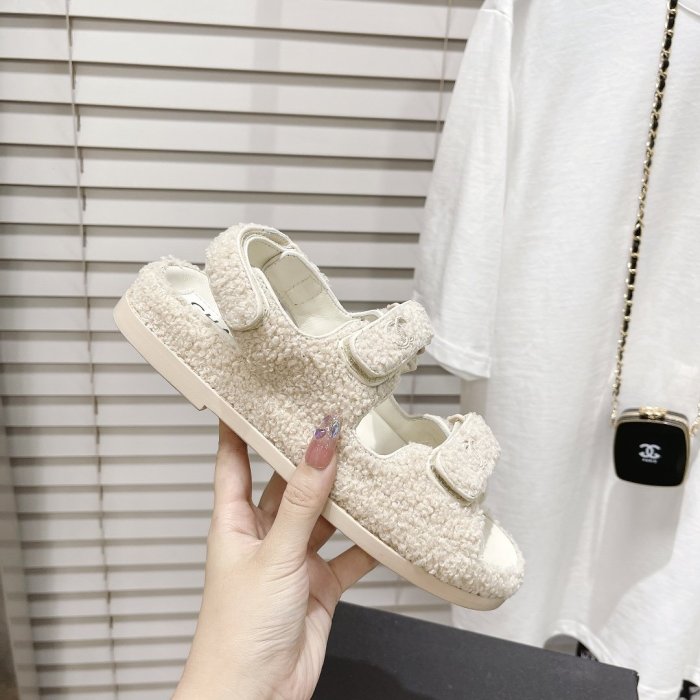 Chanel Womens Shoes Sandals Slippers Luxury Brand Design with Original Box