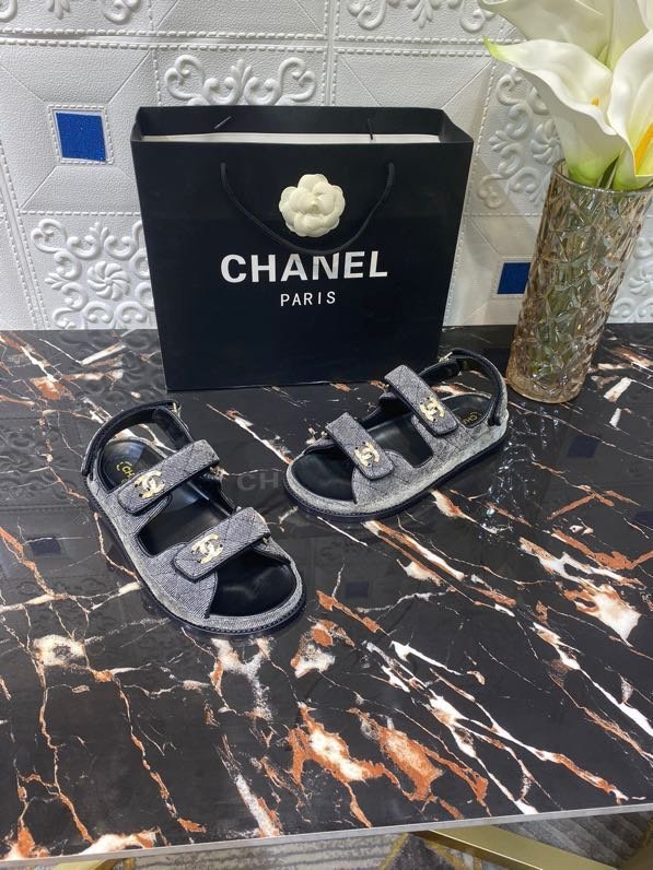 Chanel Womens Shoes Sandals Slippers Luxury Brand Design with Original Box