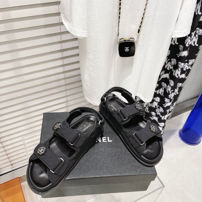 Chanel Womens Shoes Sandals Slippers Luxury Brand Design with Original Box