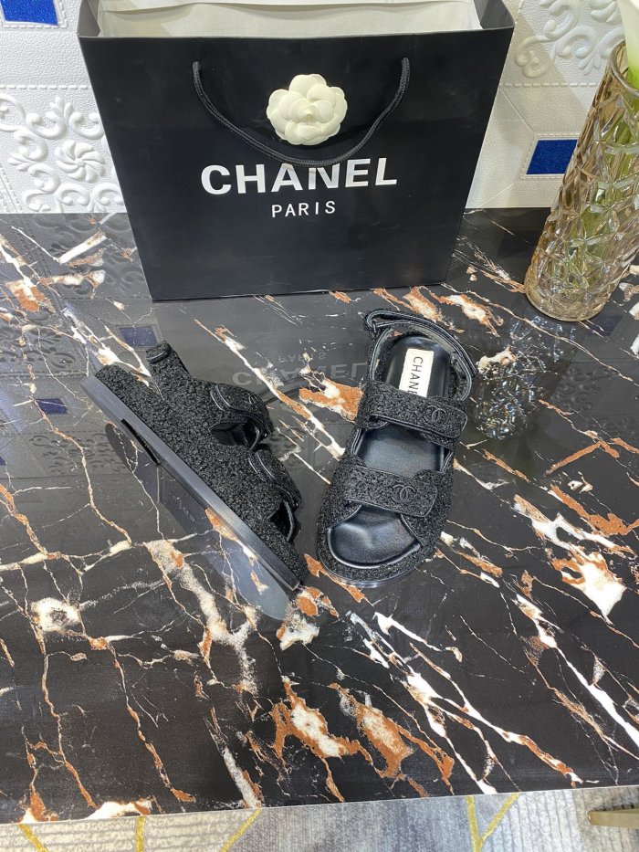 Chanel Womens Shoes Sandals Slippers Luxury Brand Design with Original Box