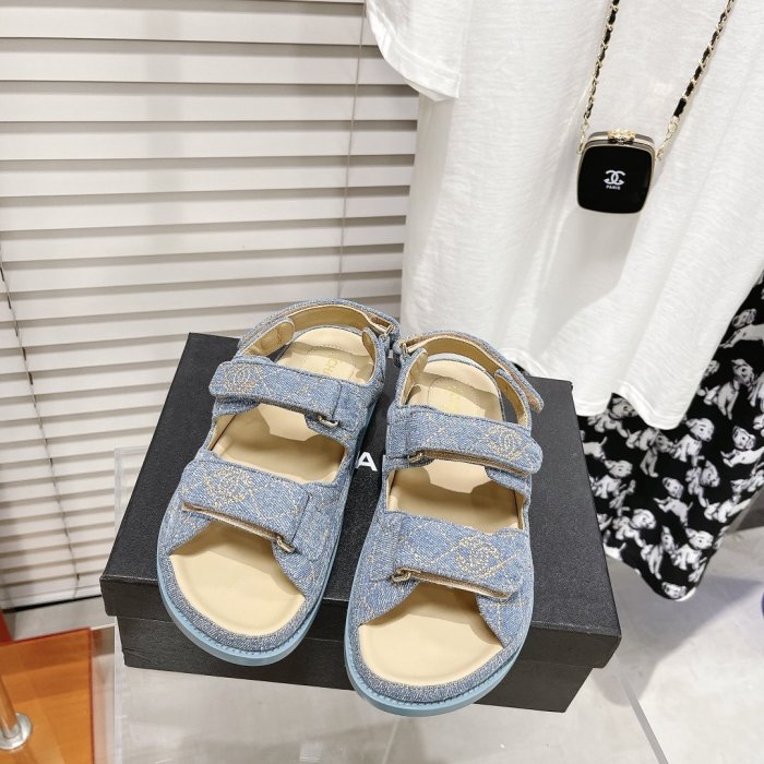 Chanel Womens Shoes Sandals Slippers Luxury Brand Design with Original Box
