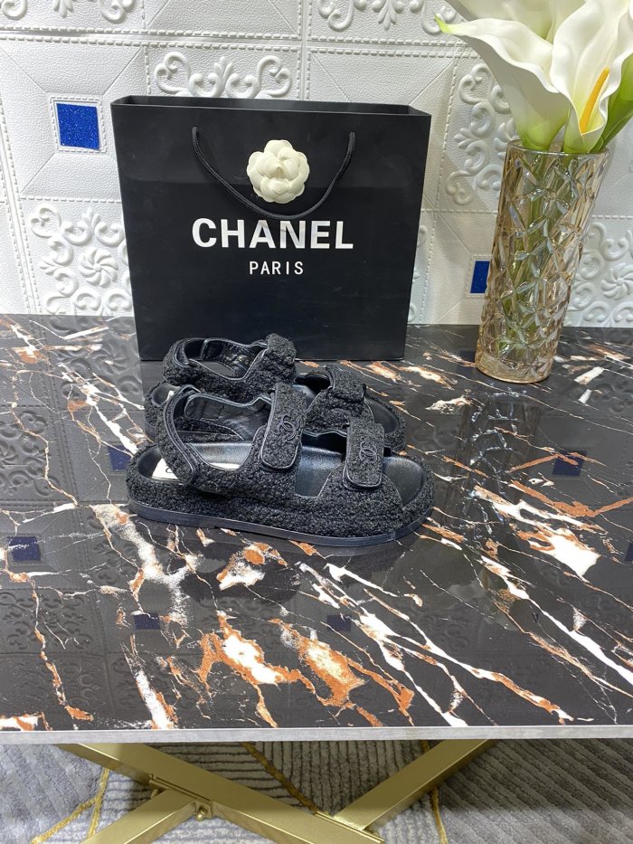 Chanel Womens Shoes Sandals Slippers Luxury Brand Design with Original Box