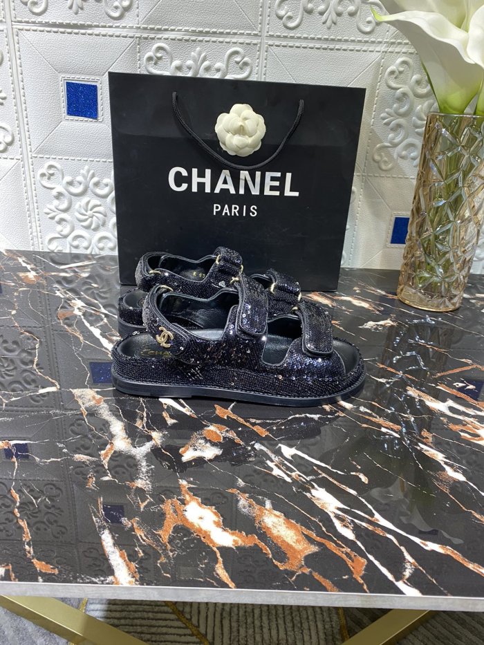 Chanel Womens Shoes Sandals Slippers Luxury Brand Design with Original Box