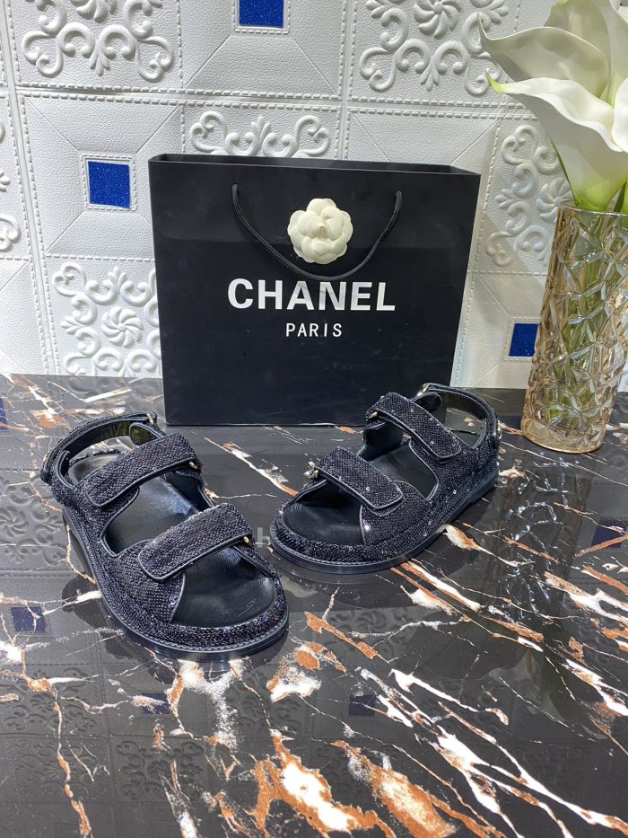Chanel Womens Shoes Sandals Slippers Luxury Brand Design with Original Box