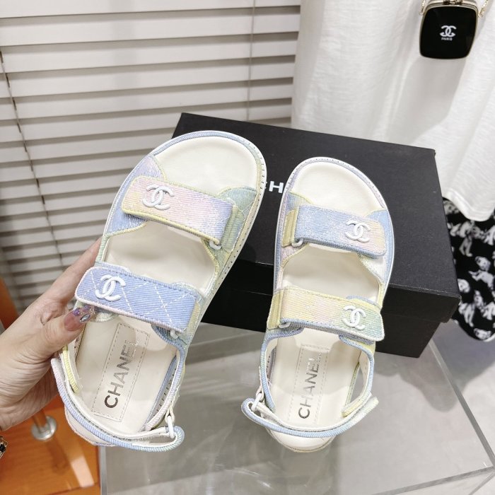 Chanel Womens Shoes Sandals Slippers Luxury Brand Design with Original Box