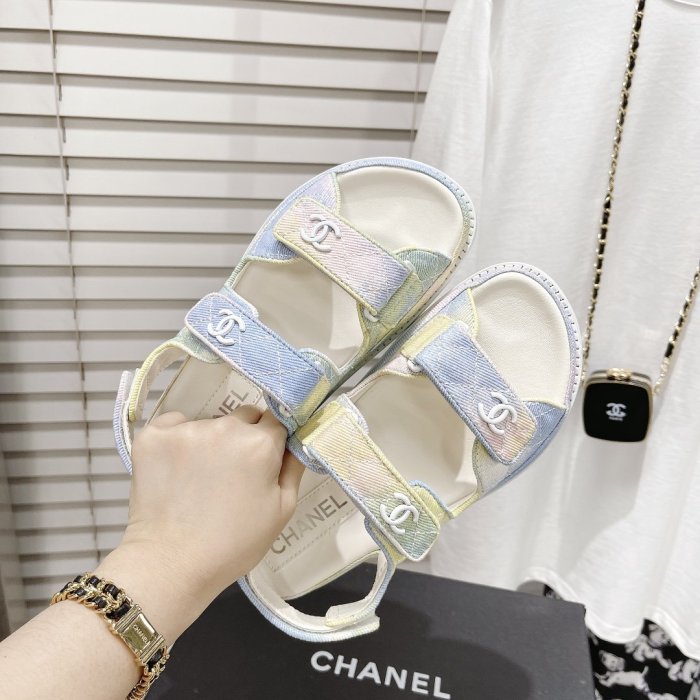 Chanel Womens Shoes Sandals Slippers Luxury Brand Design with Original Box