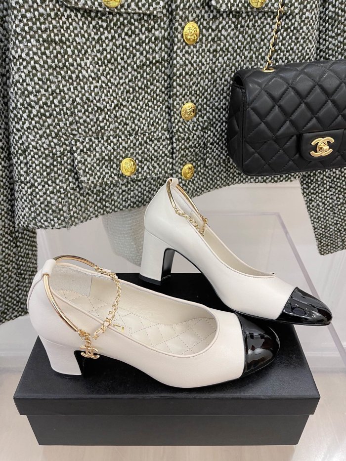 Chanel Womens Shoes Fashion Pumps Luxury Brand Design with Original Box 6.5cm Heel