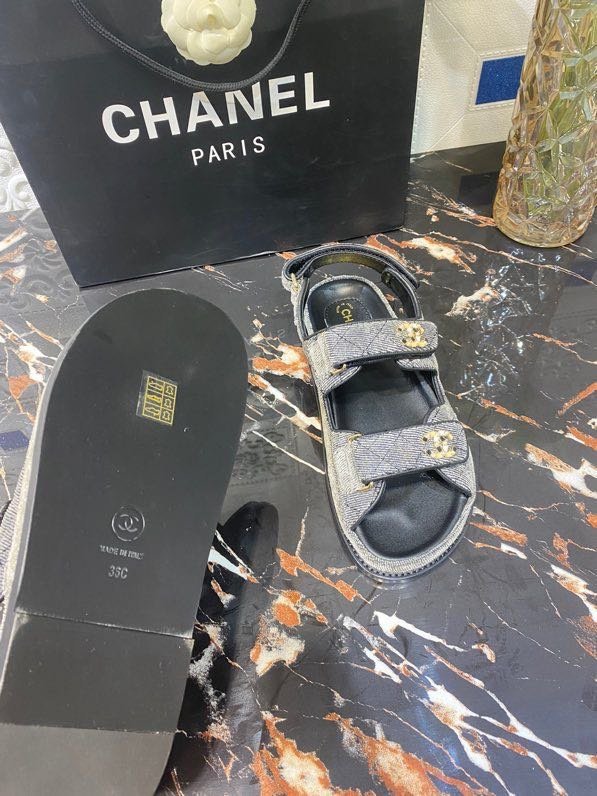 Chanel Womens Shoes Sandals Slippers Luxury Brand Design with Original Box