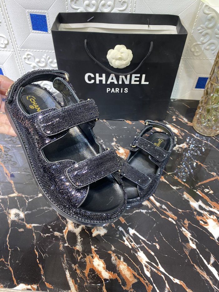 Chanel Womens Shoes Sandals Slippers Luxury Brand Design with Original Box