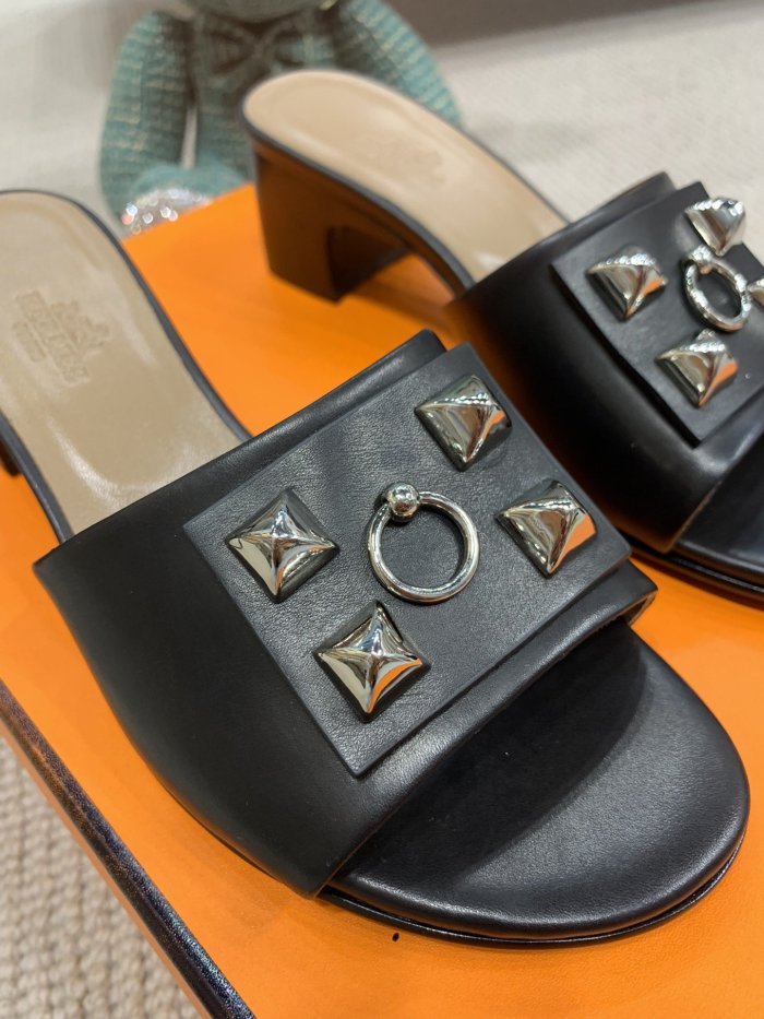 Hermes Womens Shoes Dreamy Slippers Sandals Casual Fashion Sandals Luxury Brand with Original Box