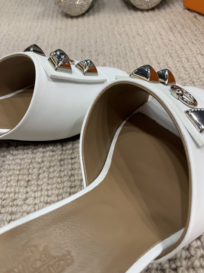 Hermes Womens Shoes Dreamy Slippers Sandals Casual Fashion Sandals Luxury Brand with Original Box