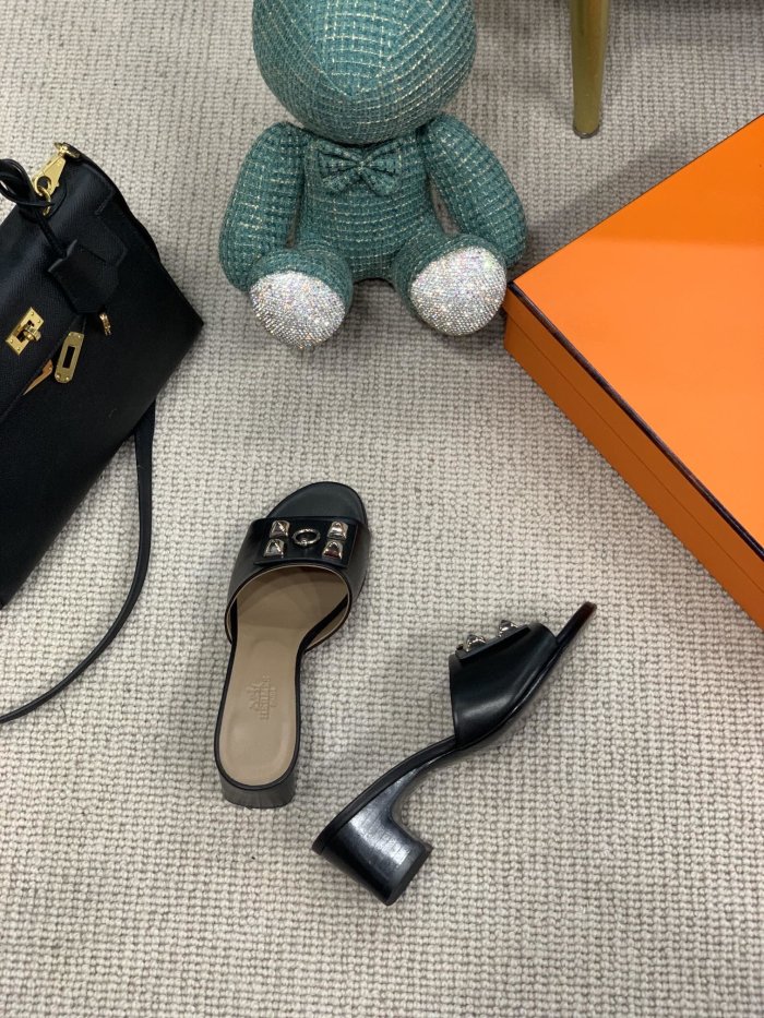Hermes Womens Shoes Dreamy Slippers Sandals Casual Fashion Sandals Luxury Brand with Original Box