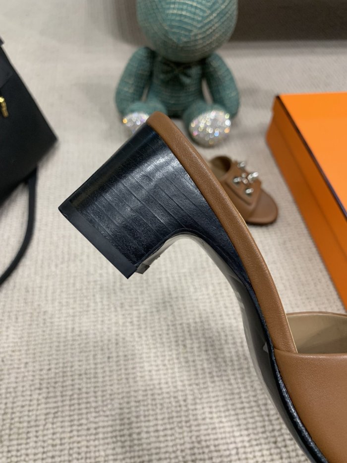 Hermes Womens Shoes Dreamy Slippers Sandals Casual Fashion Sandals Luxury Brand with Original Box