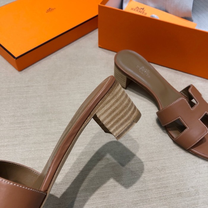 Hermes Womens Shoes Oasis Slippers Sandals Casual Fashion Sandals Luxury Brand with Original Box