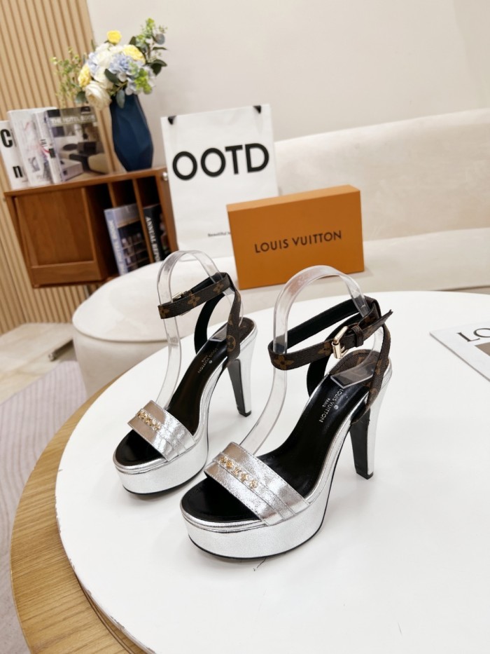 Louis Vuitton Womens Shoes Sandals Slippers Leather Design Luxury Brand Fashion Sandals with Original Box