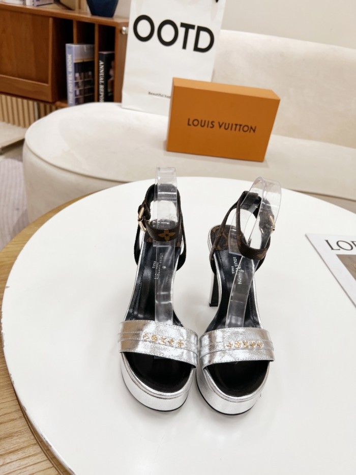Louis Vuitton Womens Shoes Sandals Slippers Leather Design Luxury Brand Fashion Sandals with Original Box