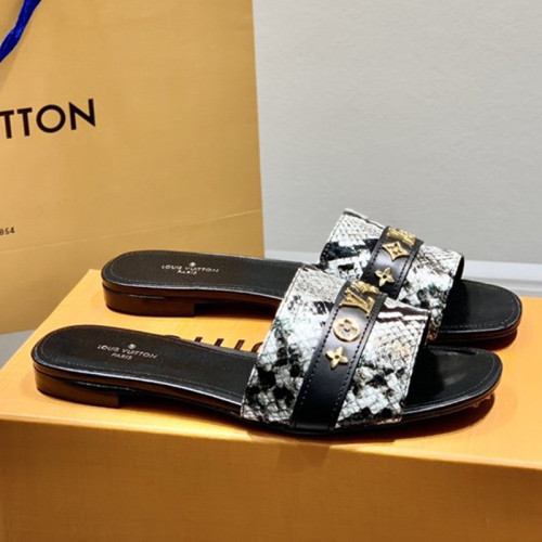 Louis Vuitton Womens Shoes Sandals Slippers Leather Design Luxury Brand Fashion Sandals with Original Box
