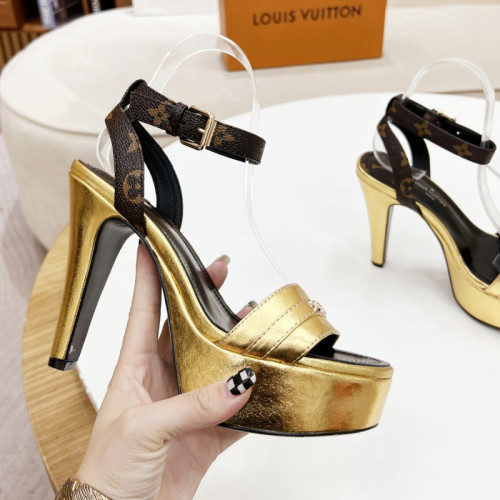 Louis Vuitton Womens Shoes Sandals Slippers Leather Design Luxury Brand Fashion Sandals with Original Box