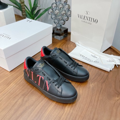 Valentino Men Shoes Fashion Design Luxury Brand OPEN SNEAKER WITH VLTN PRINT with Original Box WY2S0830XZUKR5