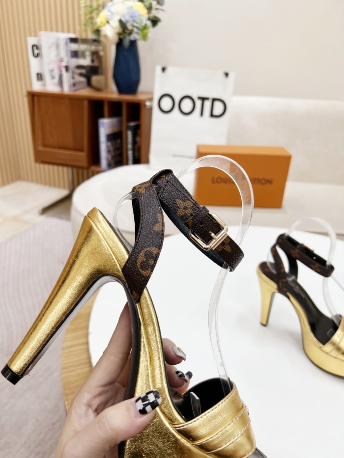 Louis Vuitton Womens Shoes Sandals Slippers Leather Design Luxury Brand Fashion Sandals with Original Box