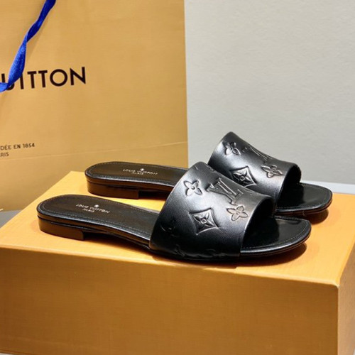 Louis Vuitton Womens Shoes Sandals Slippers Leather Design Luxury Brand Fashion Sandals with Original Box
