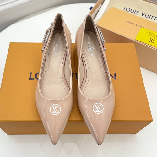 Louis Vuitton Womens Shoes Pumps Sandals Leather Design Luxury Brand Fashion Sandals with Original Box