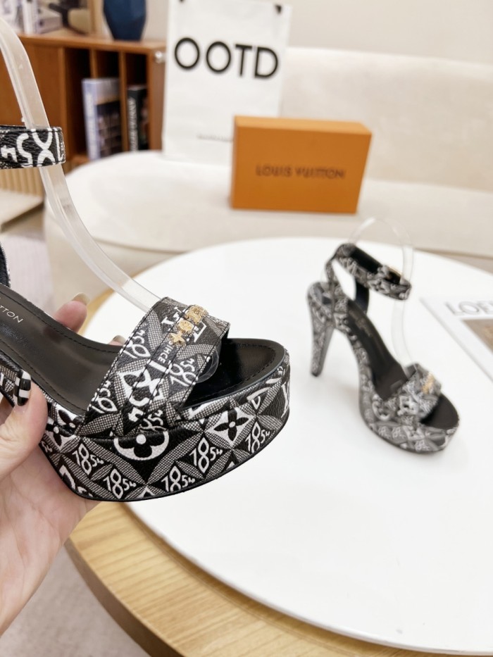 Louis Vuitton Womens Shoes Sandals Slippers Leather Design Luxury Brand Fashion Sandals with Original Box