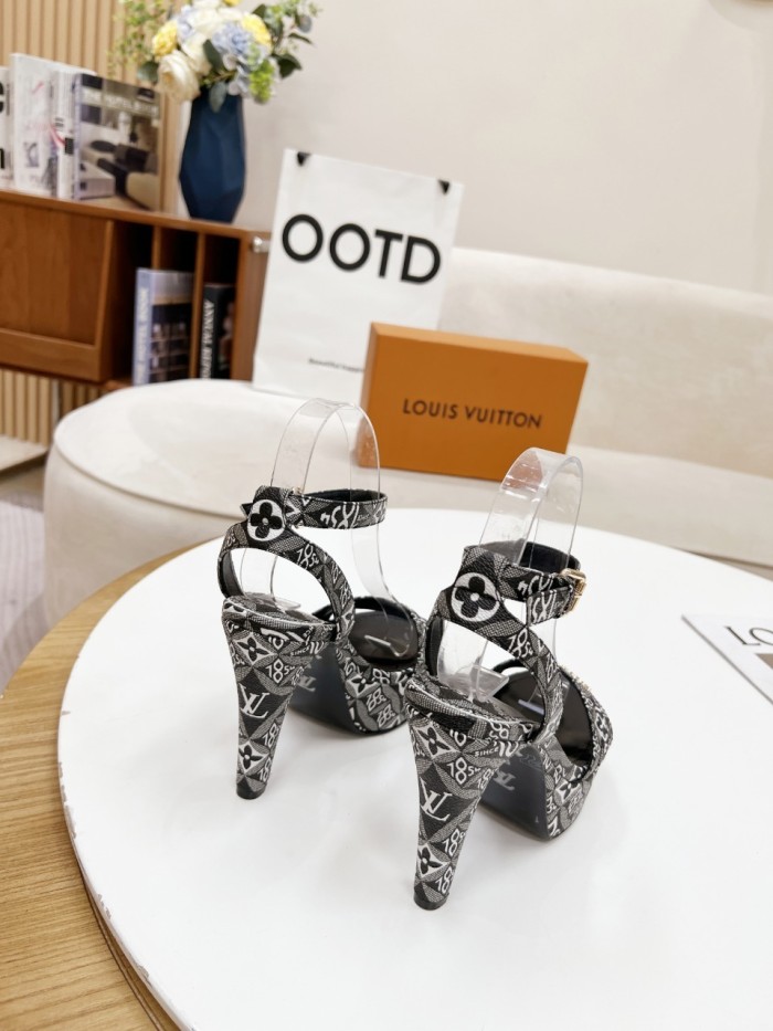 Louis Vuitton Womens Shoes Sandals Slippers Leather Design Luxury Brand Fashion Sandals with Original Box