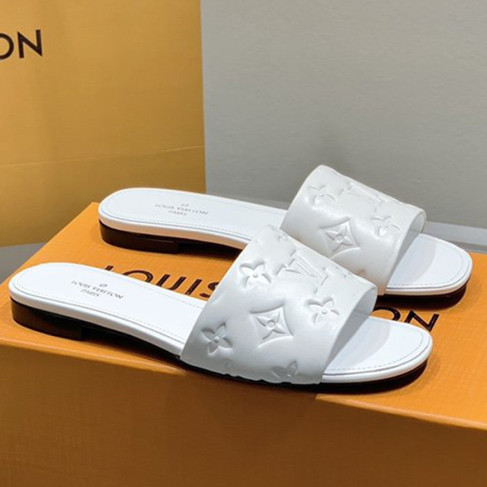 Louis Vuitton Womens Shoes Sandals Slippers Leather Design Luxury Brand Fashion Sandals with Original Box