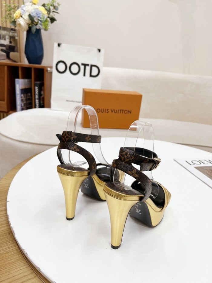 Louis Vuitton Womens Shoes Sandals Slippers Leather Design Luxury Brand Fashion Sandals with Original Box