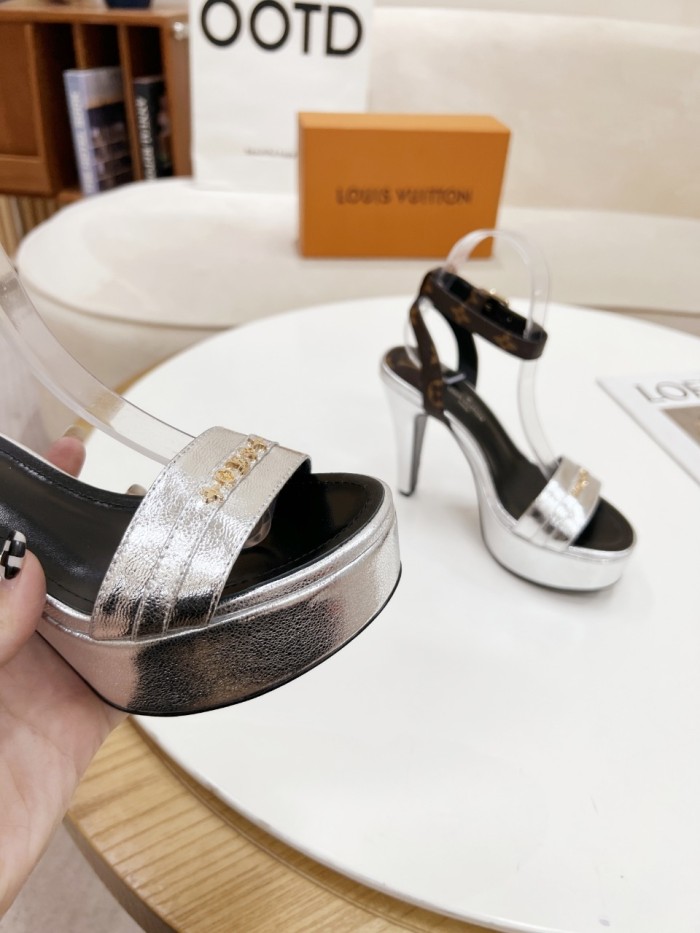 Louis Vuitton Womens Shoes Sandals Slippers Leather Design Luxury Brand Fashion Sandals with Original Box