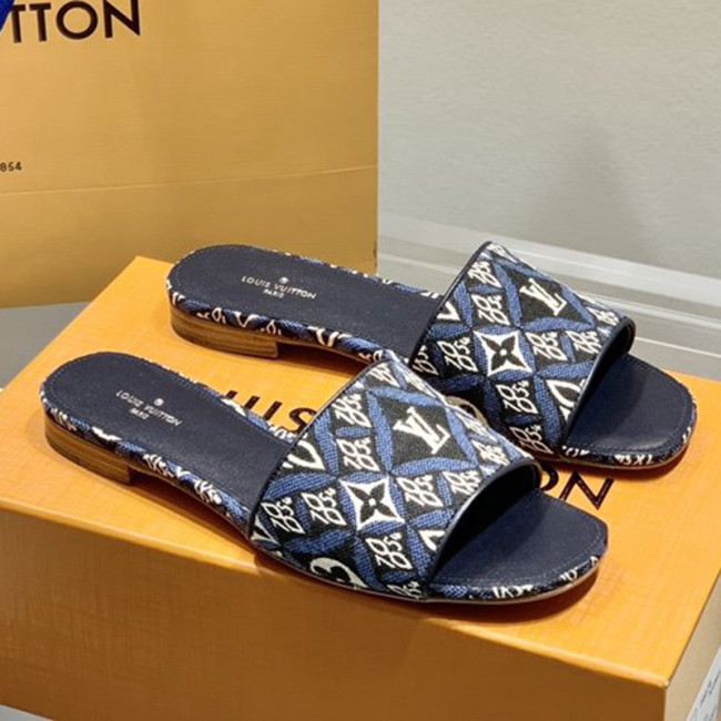 Louis Vuitton Womens Shoes Sandals Slippers Leather Design Luxury Brand Fashion Sandals with Original Box