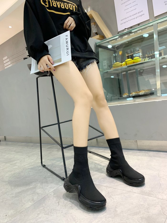 Louis Vuitton Women Shoes Sneakers Luxury Brand Design Fashion LV ARCHLIGHT SNEAKER with Original Box