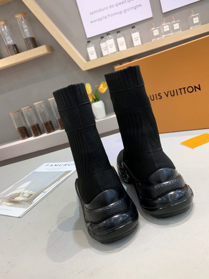 Louis Vuitton Women Shoes Sneakers Luxury Brand Design Fashion LV ARCHLIGHT SNEAKER with Original Box