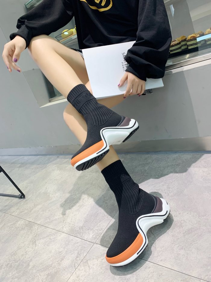 Louis Vuitton Women Shoes Sneakers Luxury Brand Design Fashion LV ARCHLIGHT SNEAKER with Original Box
