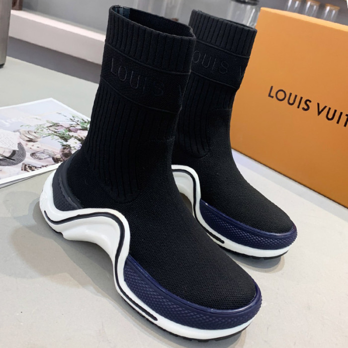 Louis Vuitton Women Shoes Sneakers Luxury Brand Design Fashion LV ARCHLIGHT SNEAKER with Original Box