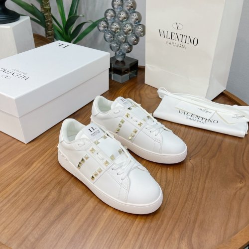 Valentino Men Shoes Fashion Design Luxury Brand OPEN SNEAKER WITH VLTN PRINT with Original Box WY0S0830BLUA01