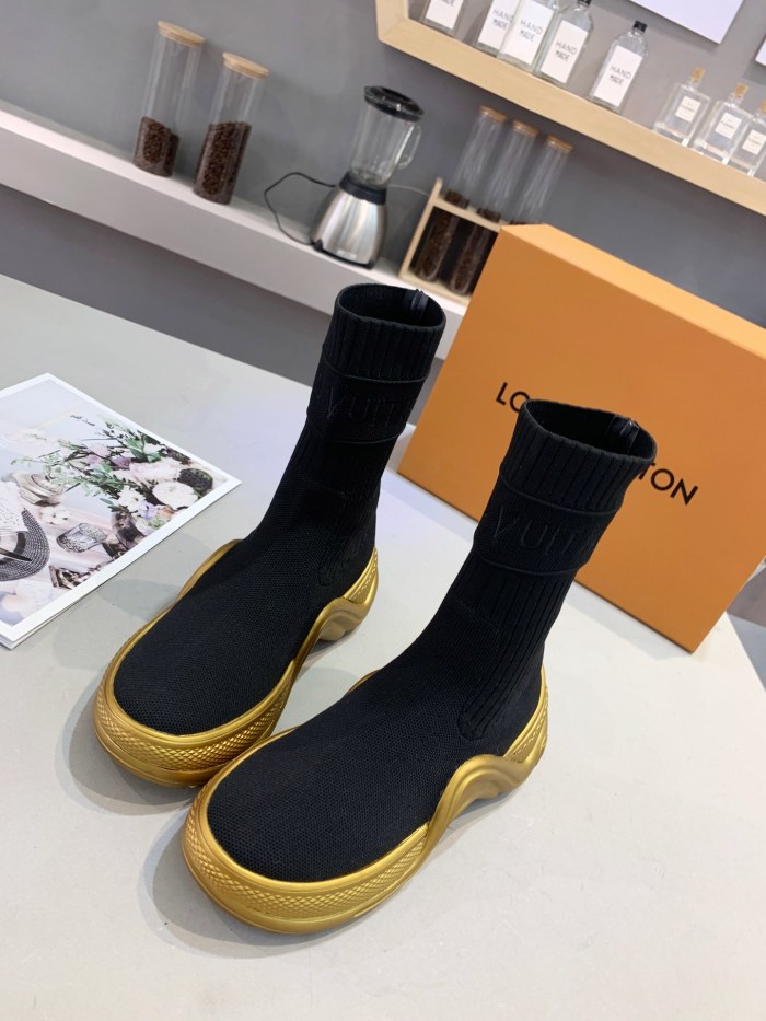 Louis Vuitton Women Shoes Sneakers Luxury Brand Design Fashion LV ARCHLIGHT SNEAKER with Original Box