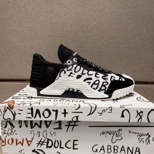 Dolce&Gabbana Men Shoes Luxury Brand Fashion Type Ns1 Sneakers In Mixed Materials with Original Box