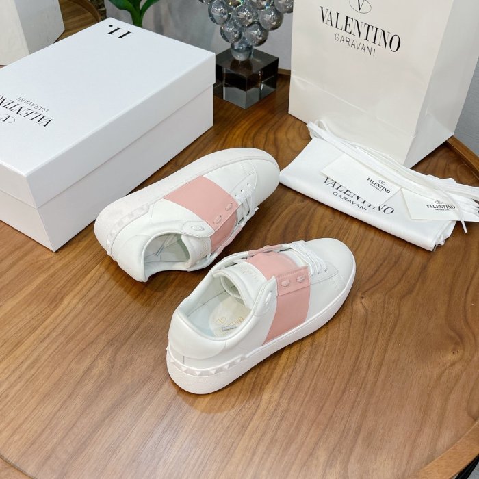 Valentino Men Shoes Fashion Design Luxury Brand OPEN SNEAKER WITH VLTN PRINT with Original Box WY0S0830BLUA01