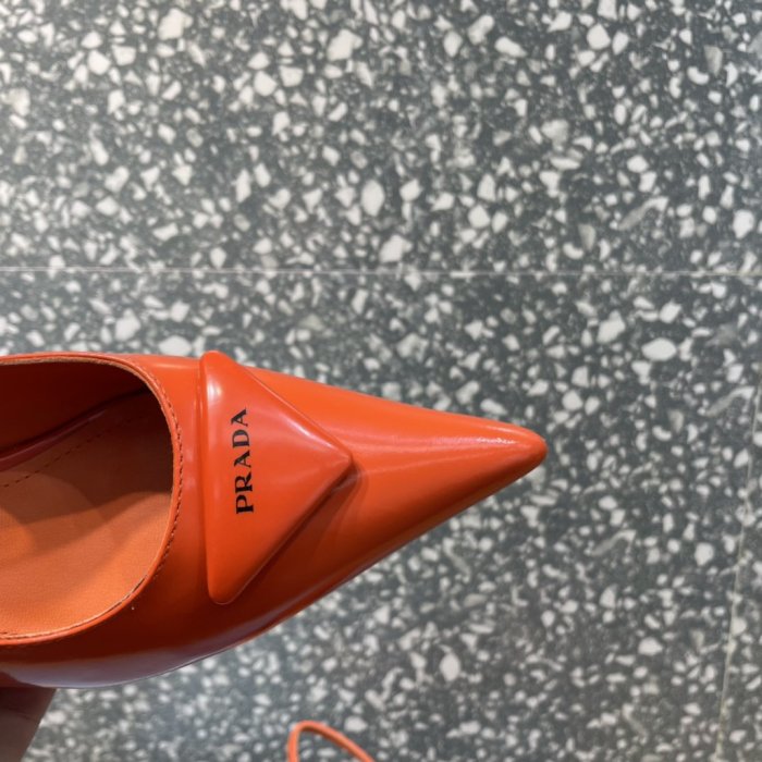 Prada Womens Shoes Slingback Pumps Luxury Brand Casual Shoes for Women with Original Box