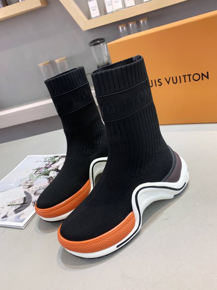 Louis Vuitton Women Shoes Sneakers Luxury Brand Design Fashion LV ARCHLIGHT SNEAKER with Original Box