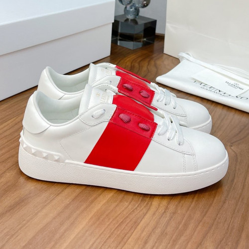 Valentino Men Shoes Fashion Design Luxury Brand OPEN SNEAKER WITH VLTN PRINT with Original Box WY0S0830BLUA01