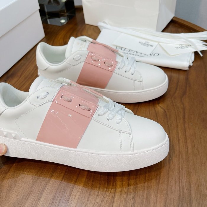 Valentino Men Shoes Fashion Design Luxury Brand OPEN SNEAKER WITH VLTN PRINT with Original Box WY0S0830BLUA01