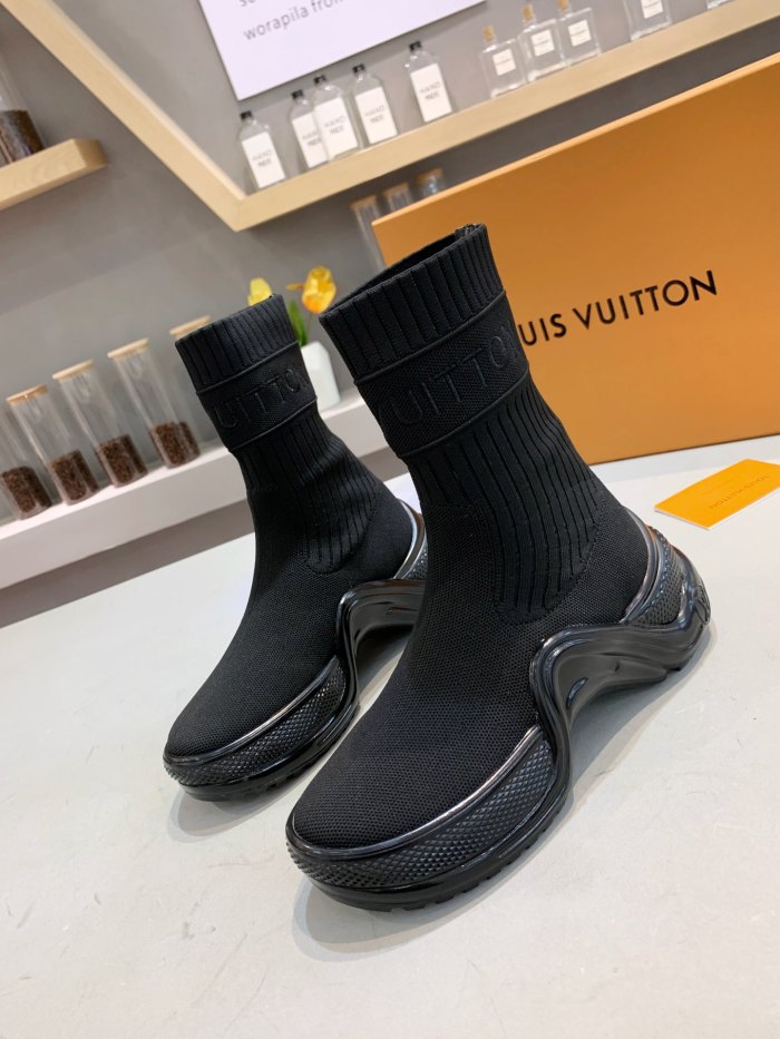 Louis Vuitton Women Shoes Sneakers Luxury Brand Design Fashion LV ARCHLIGHT SNEAKER with Original Box