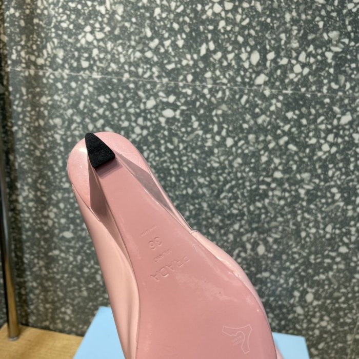 Prada Womens Shoes Slingback Pumps Luxury Brand Casual Shoes for Women with Original Box