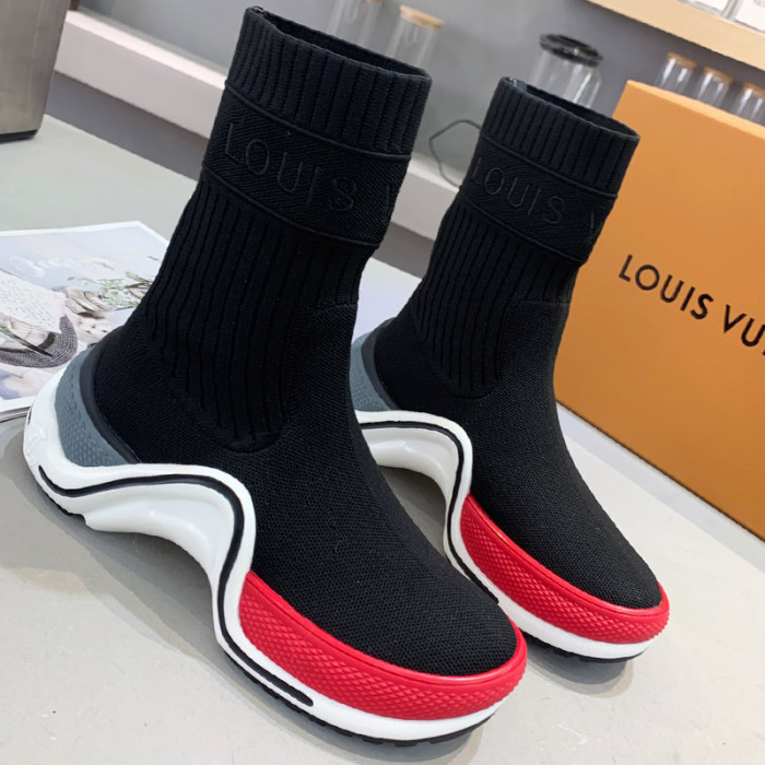 Louis Vuitton Women Shoes Sneakers Luxury Brand Design Fashion LV ARCHLIGHT SNEAKER with Original Box