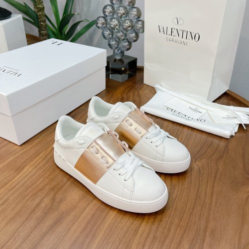 Valentino Men Shoes Fashion Design Luxury Brand OPEN SNEAKER WITH VLTN PRINT with Original Box WY0S0830BLUA01