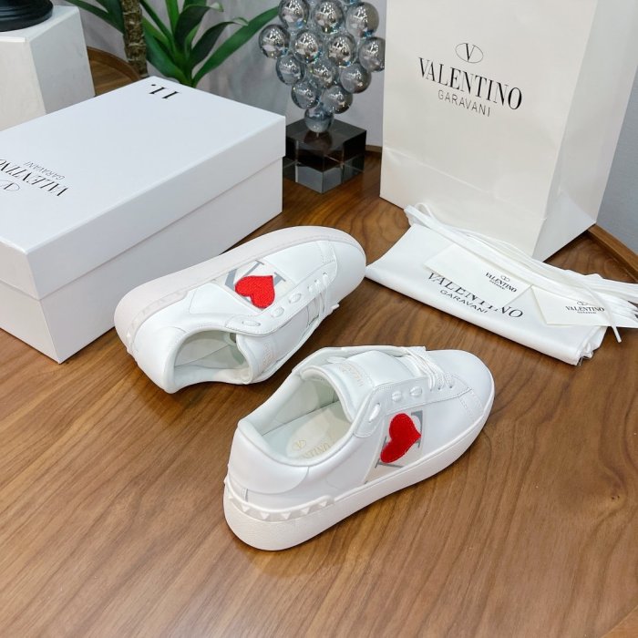 Valentino Men Shoes Fashion Design Luxury Brand OPEN SNEAKER WITH VLTN PRINT with Original Box WY0S0830BLUA01