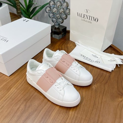 Valentino Men Shoes Fashion Design Luxury Brand OPEN SNEAKER WITH VLTN PRINT with Original Box WY0S0830BLUA01